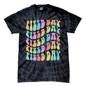 Funny FIELD DAY Vibes Fun Crew I'm Just Here for Summer Tie-Dye T-Shirt