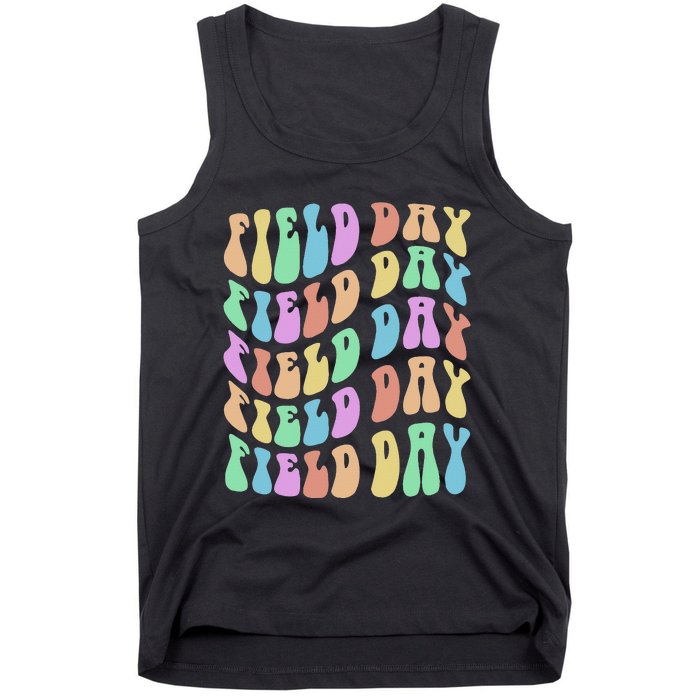 Funny FIELD DAY Vibes Fun Crew I'm Just Here for Summer Tank Top