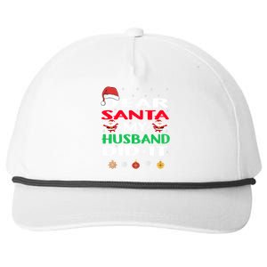 Family Funny Dear Santa My Husband Did It Christmas Pajama Gift Snapback Five-Panel Rope Hat