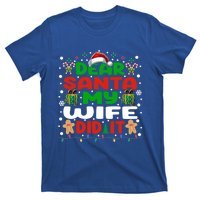 Family Funny Dear Santa My Wife Did It Christmas Pajama Gift T-Shirt