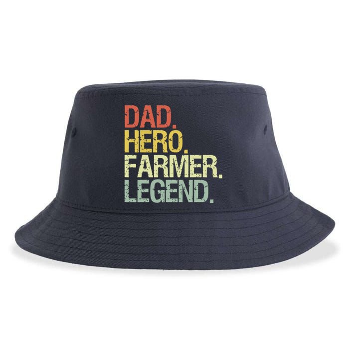 Funny Farmer Dad Sustainable Bucket Hat