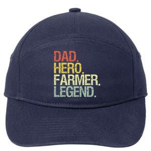 Funny Farmer Dad 7-Panel Snapback Hat