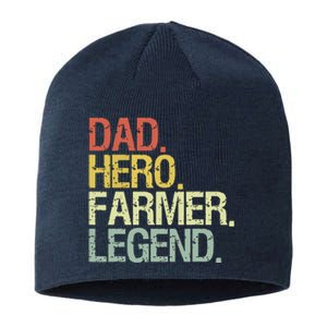 Funny Farmer Dad Sustainable Beanie