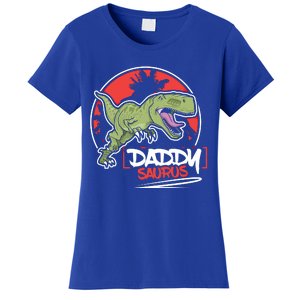 Funny Fathers Day Gift Idea Daddysaurus Rex Gift Women's T-Shirt