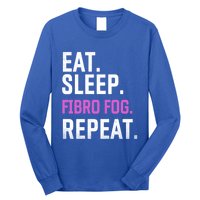 Fibro Fog Day Lupus Awareness Fibromyalgia Eat Sleep Fibro Gift Long Sleeve Shirt