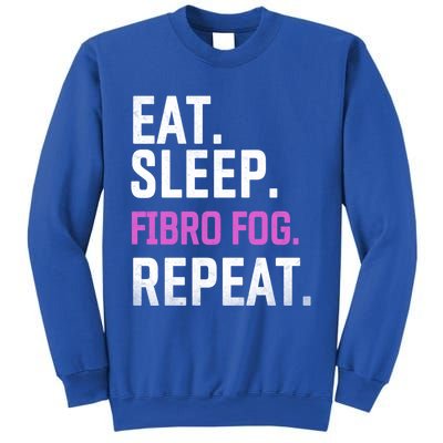 Fibro Fog Day Lupus Awareness Fibromyalgia Eat Sleep Fibro Gift Sweatshirt