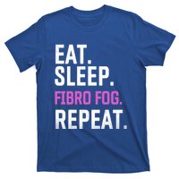 Fibro Fog Day Lupus Awareness Fibromyalgia Eat Sleep Fibro Gift T-Shirt