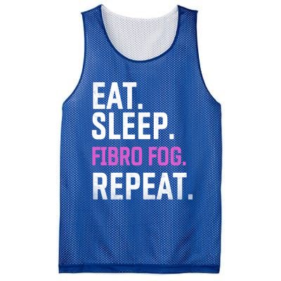 Fibro Fog Day Lupus Awareness Fibromyalgia Eat Sleep Fibro Gift Mesh Reversible Basketball Jersey Tank