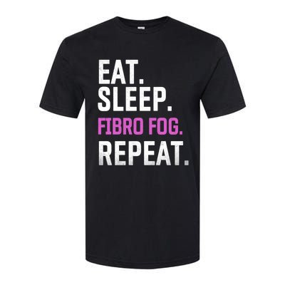 Fibro Fog Day Lupus Awareness Fibromyalgia Eat Sleep Fibro Gift Softstyle CVC T-Shirt