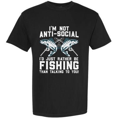 Funny Fishing Design For Wo Fisherman Fishing Lover Garment-Dyed Heavyweight T-Shirt