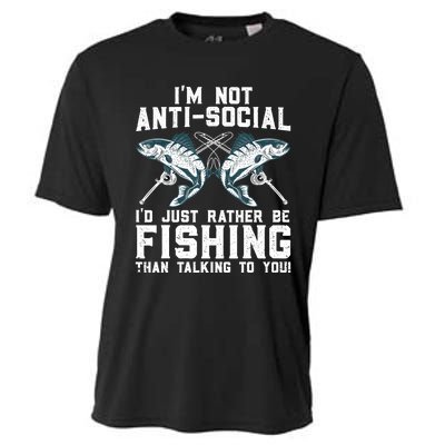 Funny Fishing Design For Wo Fisherman Fishing Lover Cooling Performance Crew T-Shirt