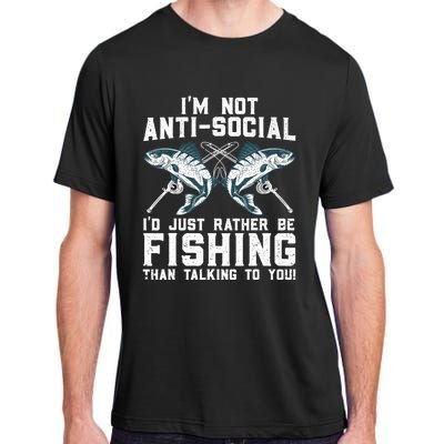 Funny Fishing Design For Wo Fisherman Fishing Lover Adult ChromaSoft Performance T-Shirt