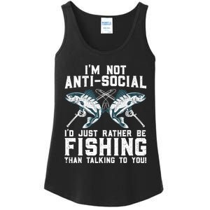 Funny Fishing Design For Wo Fisherman Fishing Lover Ladies Essential Tank