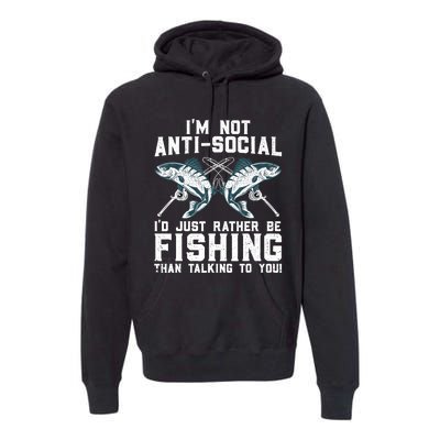 Funny Fishing Design For Wo Fisherman Fishing Lover Premium Hoodie