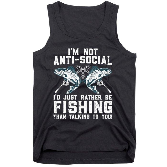 Funny Fishing Design For Wo Fisherman Fishing Lover Tank Top