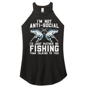 Funny Fishing Design For Wo Fisherman Fishing Lover Women's Perfect Tri Rocker Tank