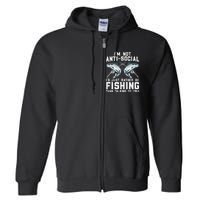 Funny Fishing Design For Wo Fisherman Fishing Lover Full Zip Hoodie