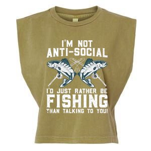 Funny Fishing Design For Wo Fisherman Fishing Lover Garment-Dyed Women's Muscle Tee