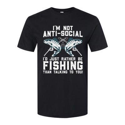 Funny Fishing Design For Wo Fisherman Fishing Lover Softstyle CVC T-Shirt