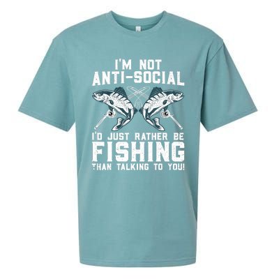 Funny Fishing Design For Wo Fisherman Fishing Lover Sueded Cloud Jersey T-Shirt