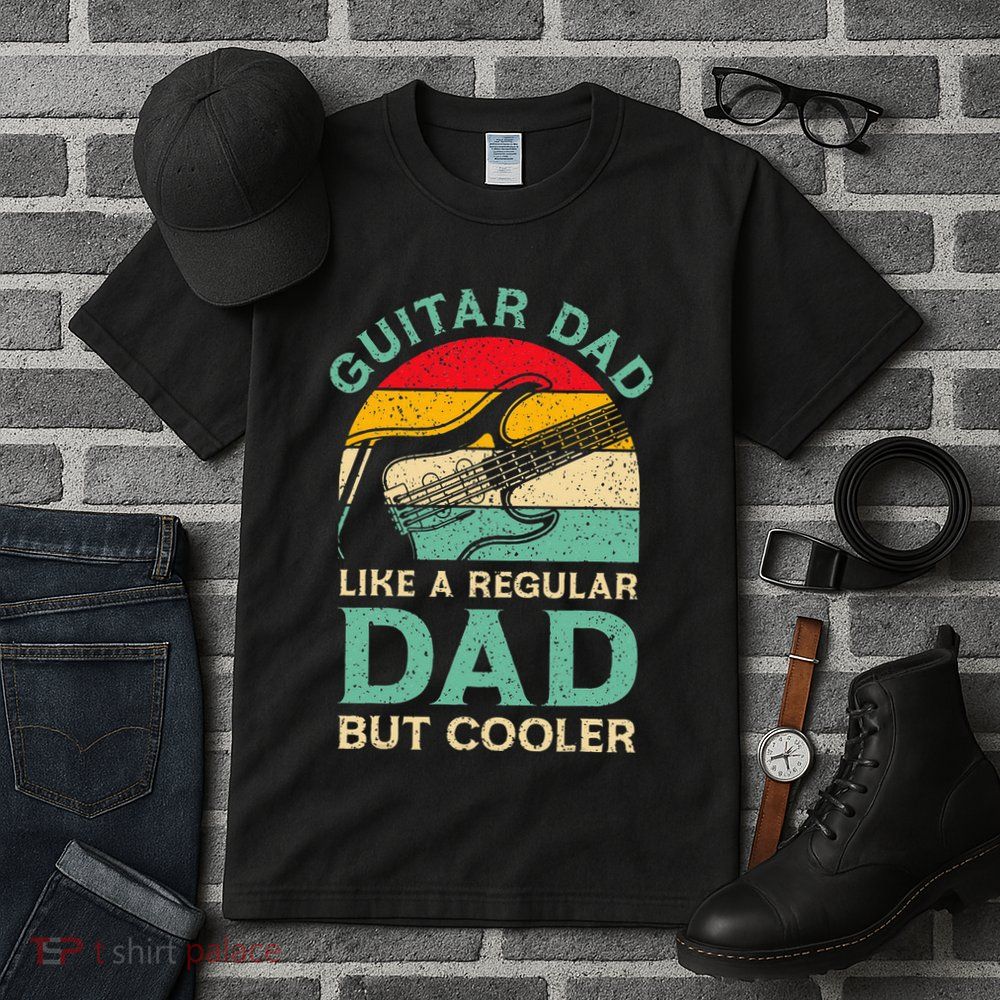 Funny Fathers Day Guitar Dad For Guitarist Music Lover Dad Tall T-Shirt