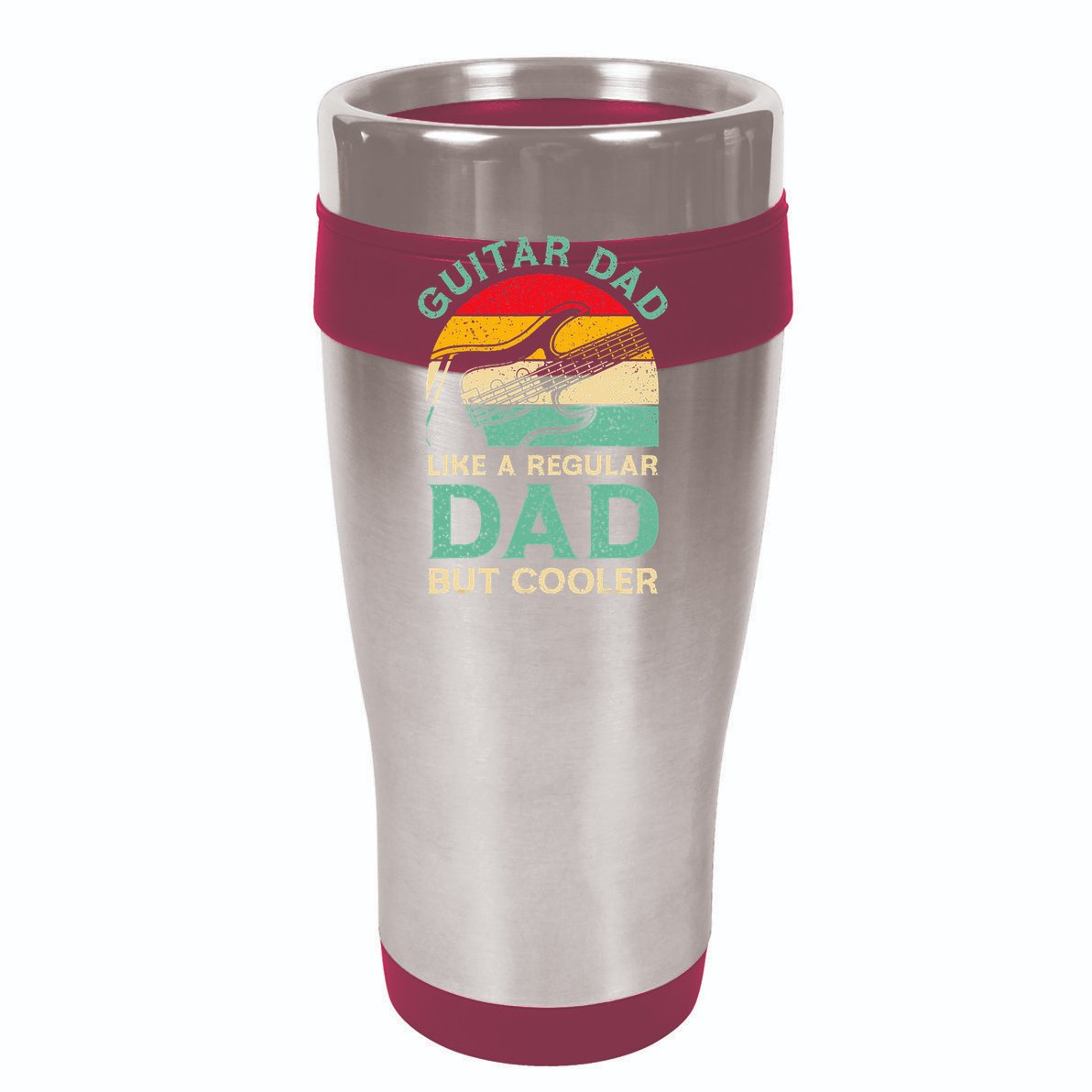 Funny Fathers Day Guitar Dad For Guitarist Music Lover Dad Tumbler