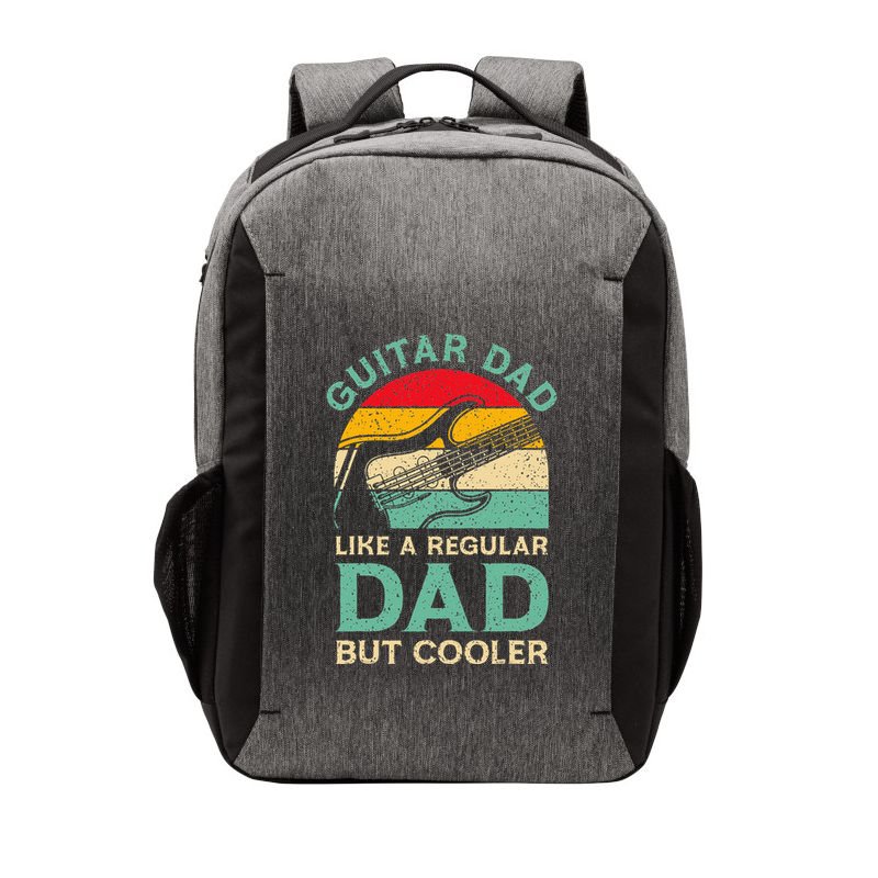 Funny Fathers Day Guitar Dad For Guitarist Music Lover Dad Vector Backpack