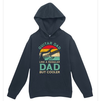 Funny Fathers Day Guitar Dad For Guitarist Music Lover Dad Urban Pullover Hoodie