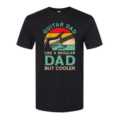 Funny Fathers Day Guitar Dad For Guitarist Music Lover Dad Softstyle CVC T-Shirt