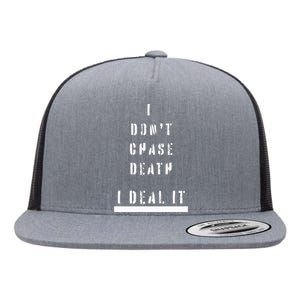 Fearless Fashion Deathly Humor Wear Bold Expression Flat Bill Trucker Hat