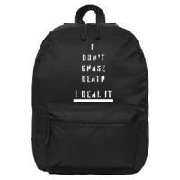 Fearless Fashion Deathly Humor Wear Bold Expression 16 in Basic Backpack