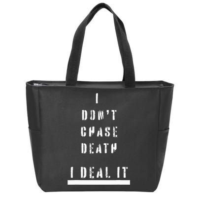 Fearless Fashion Deathly Humor Wear Bold Expression Zip Tote Bag