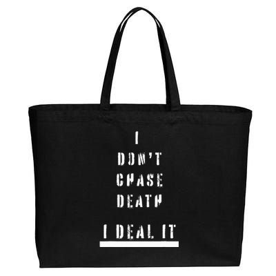 Fearless Fashion Deathly Humor Wear Bold Expression Cotton Canvas Jumbo Tote