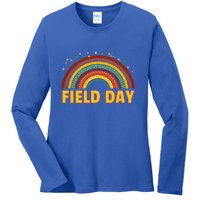 Field Fun Day School Trip Vibes Teachers Cute Gift Ladies Long Sleeve Shirt