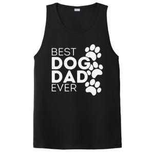 Funny Fathers Day Gift Idea Best Dog Dad Ever PosiCharge Competitor Tank