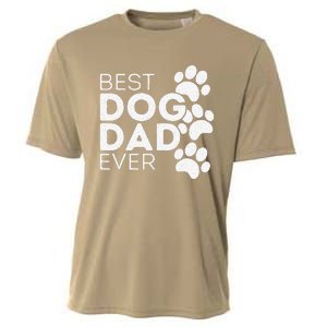 Funny Fathers Day Gift Idea Best Dog Dad Ever Cooling Performance Crew T-Shirt