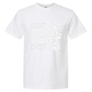 Funny Fathers Day Gift Idea Best Dog Dad Ever Garment-Dyed Heavyweight T-Shirt