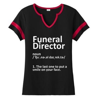 Funny Funeral Director Designs Men Women Mortuary Morticians Ladies Halftime Notch Neck Tee