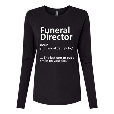 Funny Funeral Director Designs Men Women Mortuary Morticians Womens Cotton Relaxed Long Sleeve T-Shirt