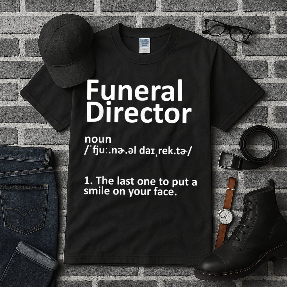 Funny Funeral Director Designs Men Women Mortuary Morticians Tall T-Shirt