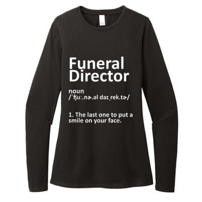 Funny Funeral Director Designs Men Women Mortuary Morticians Womens CVC Long Sleeve Shirt