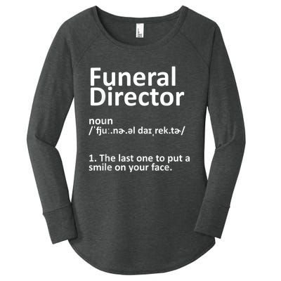 Funny Funeral Director Designs Men Women Mortuary Morticians Women's Perfect Tri Tunic Long Sleeve Shirt