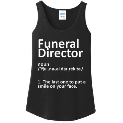 Funny Funeral Director Designs Men Women Mortuary Morticians Ladies Essential Tank