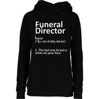 Funny Funeral Director Designs Men Women Mortuary Morticians Womens Funnel Neck Pullover Hood