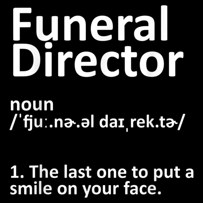 Funny Funeral Director Designs Men Women Mortuary Morticians Flatbill Hat
