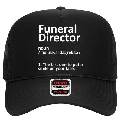 Funny Funeral Director Designs Men Women Mortuary Morticians Trucker Hat