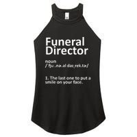 Funny Funeral Director Designs Men Women Mortuary Morticians Women's Perfect Tri Rocker Tank