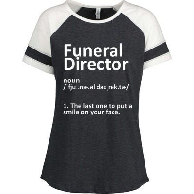 Funny Funeral Director Designs Men Women Mortuary Morticians Enza Ladies Jersey Colorblock Tee