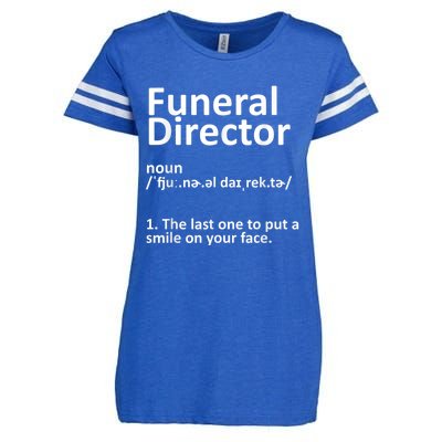 Funny Funeral Director Designs Men Women Mortuary Morticians Enza Ladies Jersey Football T-Shirt