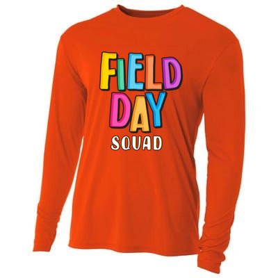 Field Fun Day Squad School Trip Vibes Teachers Gift Cooling Performance Long Sleeve Crew